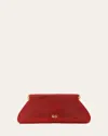 Cult Gaia Lillia Mini Embellished Clutch Bag In Red