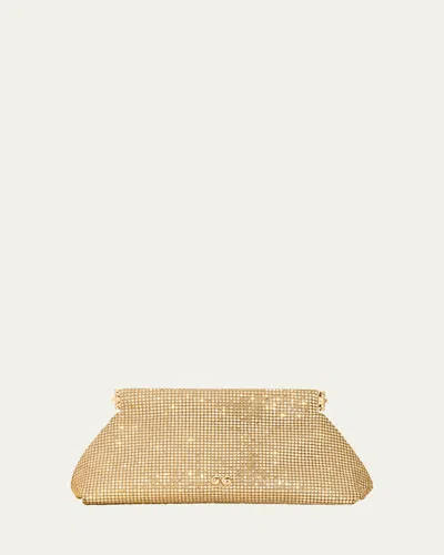 Cult Gaia Lillia Mini Clutch In Sand Dollar