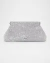 Cult Gaia Lillia Mini Glass Crystal Clutch Bag In Transparent