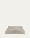 Cult Gaia Lillia Mini Glass Crystal Clutch Bag In Transparent
