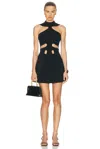 Cult Gaia Lillie Knit Dress In Black