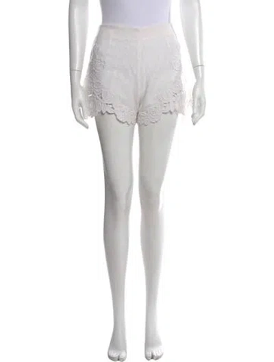 Pre-owned Cult Gaia Linen Mini Shorts In Neutral