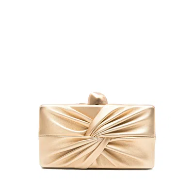 Cult Gaia Lisse Knot-detail Mini Clutch In Neutral