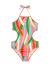 CULT GAIA LITTLE GIRL'S & GIRL'S EVE ONE-PIECE BATHING SUIT