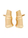 Cult Gaia Abstract Shape Polished Finish Earrings