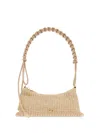 Cult Gaia Livi Wavy Shoulder Bag In Neutrals