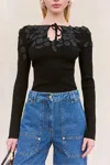 Shop Cult Gaia Livie Knit Top In Black