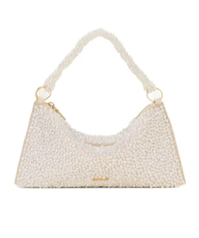 Cult Gaia Logo Handbag In White