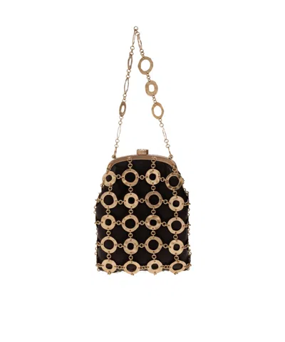 Cult Gaia Logo Tote Bag In Black