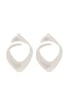 Cult Gaia Lola Brass Earrings In Silver