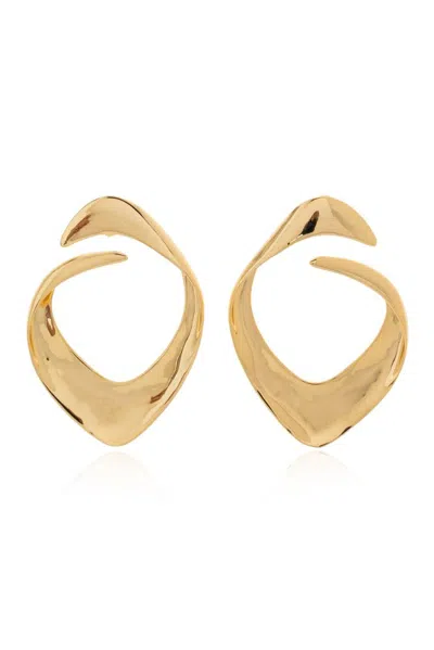 Cult Gaia Lola Clip Earrings In Gold