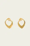 Shop Cult Gaia Lola Earring In Shiny Brass