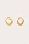 Cult Gaia Lola Sculptural Clip On Statement Earrings In Multi
