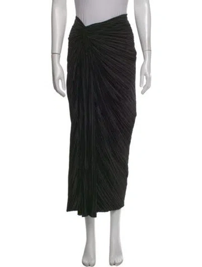 Pre-owned Cult Gaia Long Skirt In Black