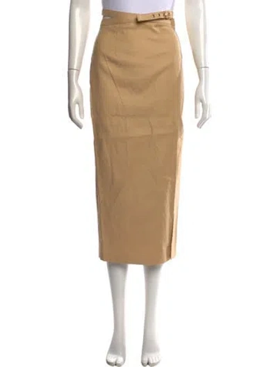 Pre-owned Cult Gaia Long Skirt W/ Tags In Green