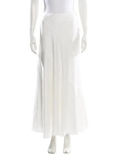 Pre-owned Cult Gaia Long Skirt In White