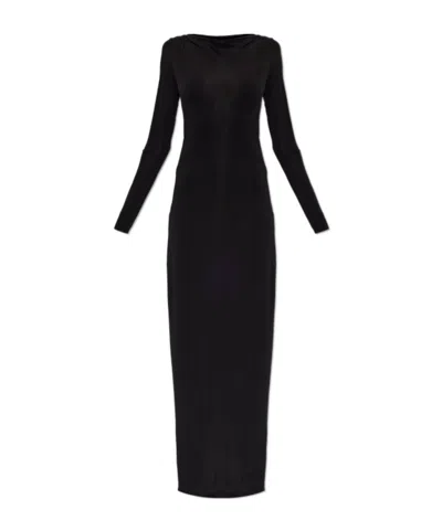 Cult Gaia Long Sleeve Dress In Black