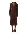 Cult Gaia Long-sleeved Dress In Black
