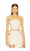 Cult Gaia Loren Top In Cream