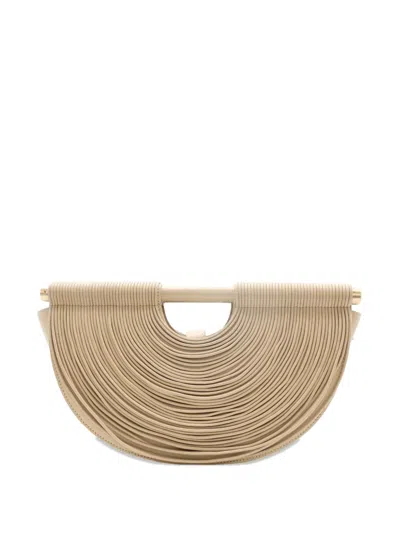Cult Gaia Lou Clutch Bag In Neutral