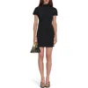 Cult Gaia Luka Cotton Rib Minidress In Black