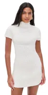 Cult Gaia Luka Knit Dress In Off White