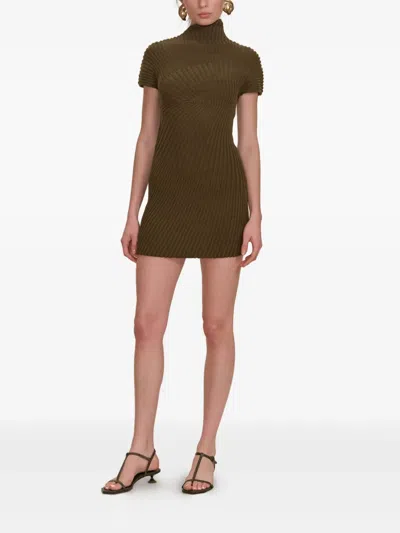 Cult Gaia Luka Mini Dress In Green