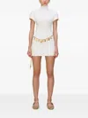 Cult Gaia Luka Knit Dress In White