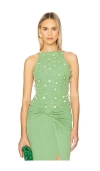 Cult Gaia Embellished Lyle Top