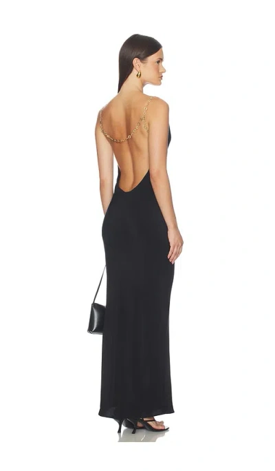 Cult Gaia Macelyn Gown In Black