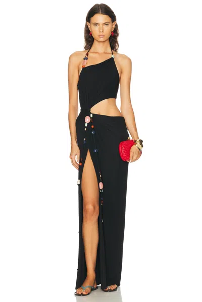Cult Gaia Macie Gown In Black