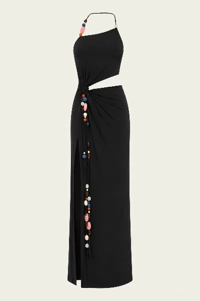 Cult Gaia Macie Gown In Black