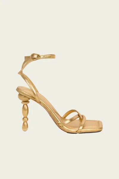 Cult Gaia Maddie Sandal In Java In Gold