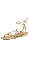 Cult Gaia Maddox Sandals Brass