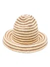 Cult Gaia Magda Straw Bucket Hat In Neutrals