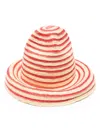 Cult Gaia Magda Straw Bucket Hat In Neutrals