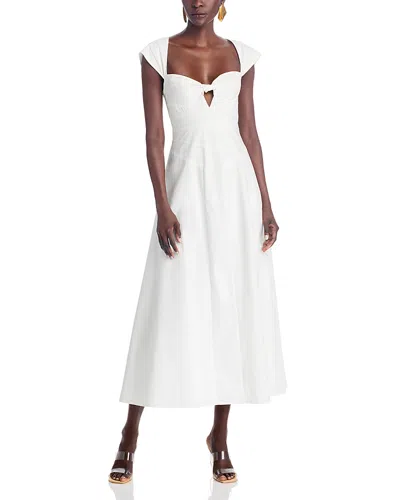 Cult Gaia Magnolia Dress In Off White
