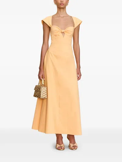Cult Gaia Magnolia Dress In Orange
