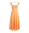 Cult Gaia Magnolia Maxi Dress In Orange