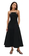 Cult Gaia Maka Midi Dress In Black In Black