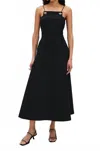Cult Gaia Maka Midi Dress In Black In Black