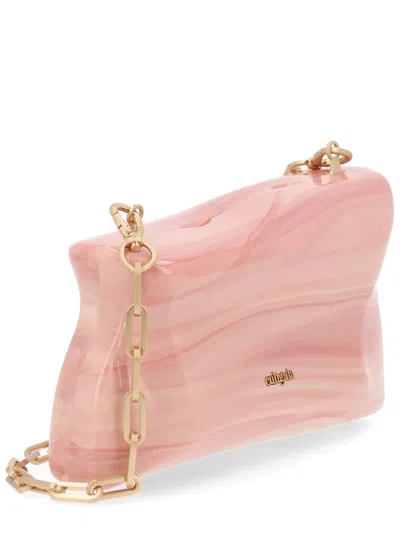 Cult Gaia Malaya Clutch In Blue