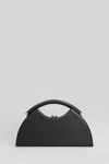 Cult Gaia Marjani Hand Bag In Black Leather In Black