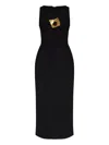 Cult Gaia Marla Sleeveless Midi Dress In Black