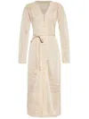 Cult Gaia Long-sleeved Cardigan In Neutrals