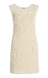 Cult Gaia Marlow Knit Cotton Dress In White