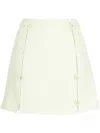 Cult Gaia Maro Floral-appliqué Skirt In Grün