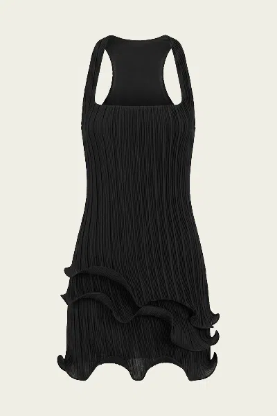 Cult Gaia Marsa Mini Dress In Black