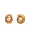 Cult Gaia Marzia Imitation Pearl Drop Earrings In Gold