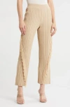 Cult Gaia Maude Knit Pants In Neutral